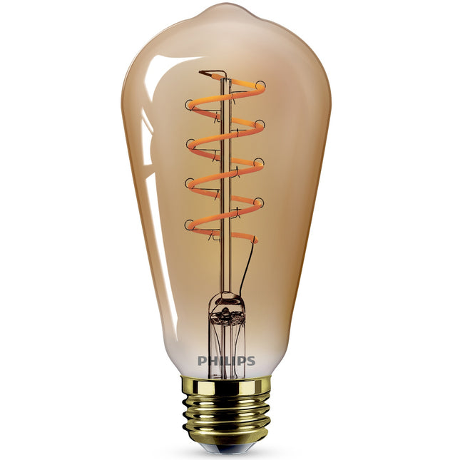 LED žárovka SceneSwitch E27 ST64 7-3,8-1W (50W) deco spirála