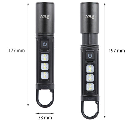 LED svítilna 800 lumenů, kompaktní, přenosná