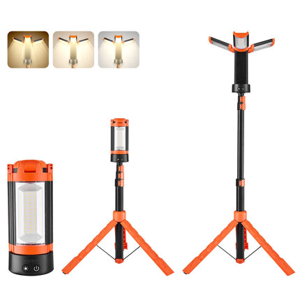 LED Work Light With Tripod Stand, 2200lm, 6Ah