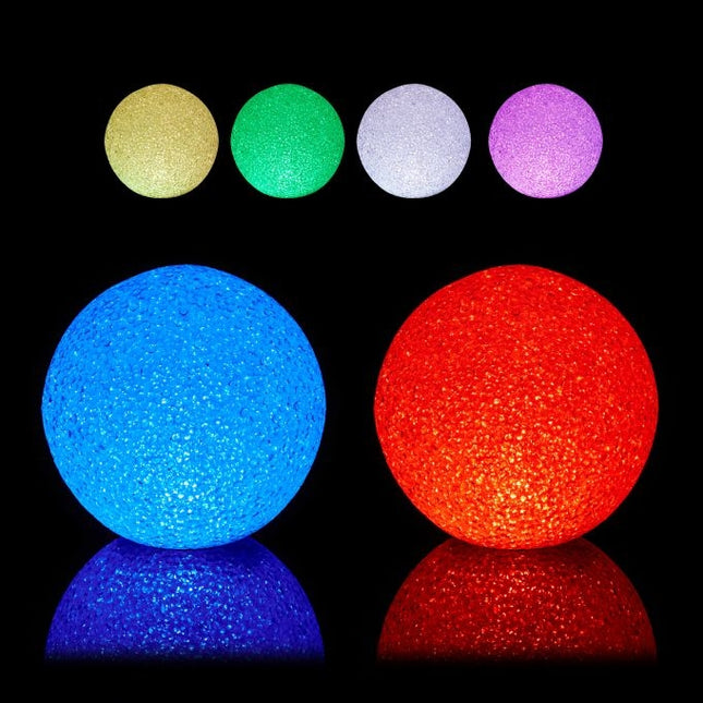 LED světelná koule se změnou barvy, sada 2 ks
