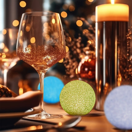 LED ball light with color change, set of 3