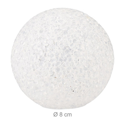 LED ball light with color change, set of 3