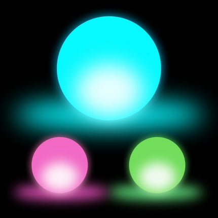 LED koule - sada 3 ks