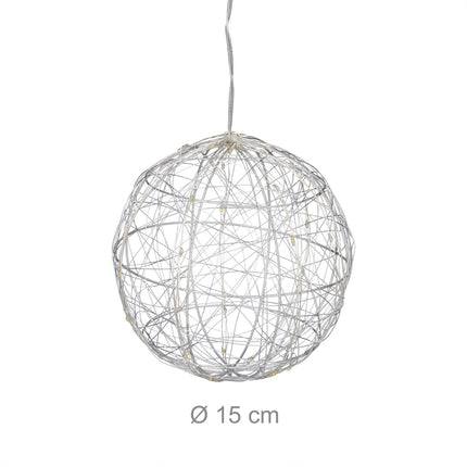 LED dekorační koule 15 cm
