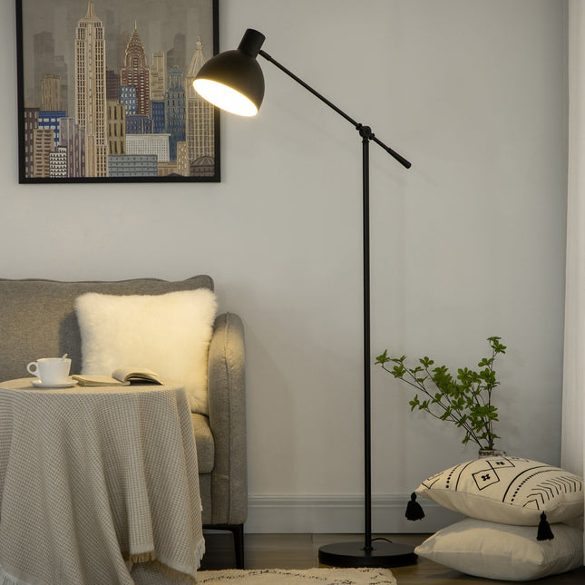 LED stojací lampa s nastavitelným stojanem a stmívatelným světlem