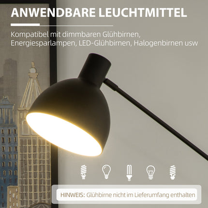 LED stojací lampa s nastavitelným stojanem a stmívatelným světlem