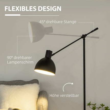 LED stojací lampa s nastavitelným stojanem a stmívatelným světlem