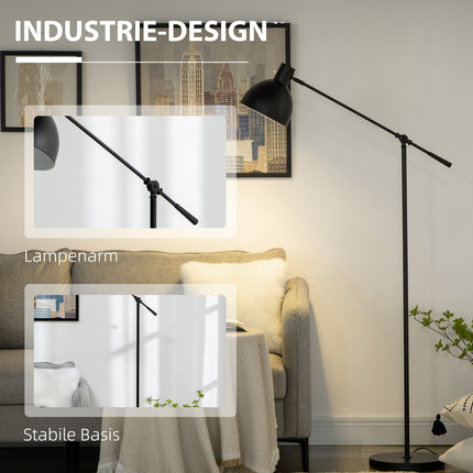 LED stojací lampa s nastavitelným stojanem a stmívatelným světlem
