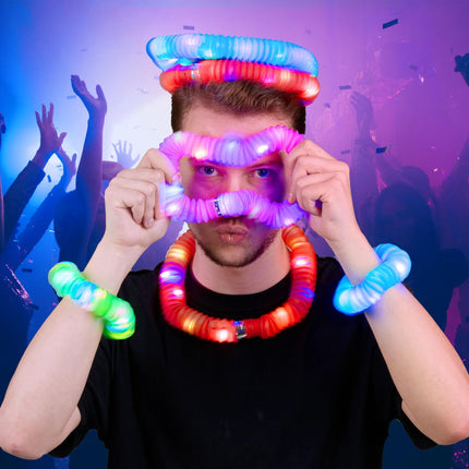 LED glow sticks in sets of 15