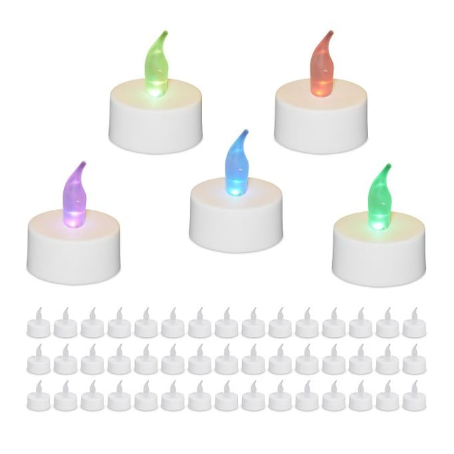 LED ohřívací světlo se změnou barvy, 50 ks