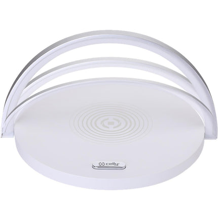 LED lampa s bezdrátovou nabíječkou 15W