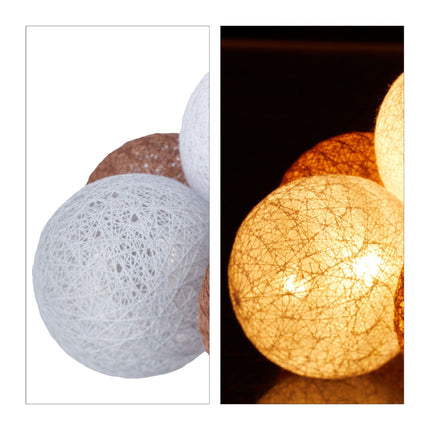 LED světelný řetěz s 10 koulemi