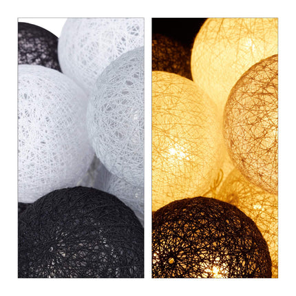 LED světelný řetěz s 20 koulemi