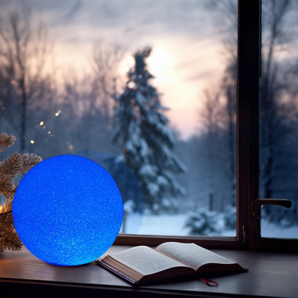 LED světelná koule se změnou barvy 25 cm