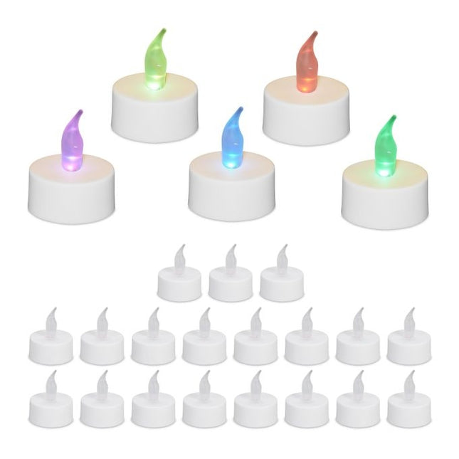 LED světelné lucerny se změnou barvy, 24 ks