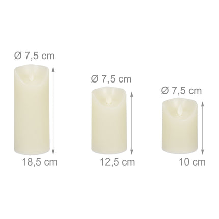 LED světla, sada 3 ks
