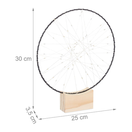 LED ring decoration 25 cm