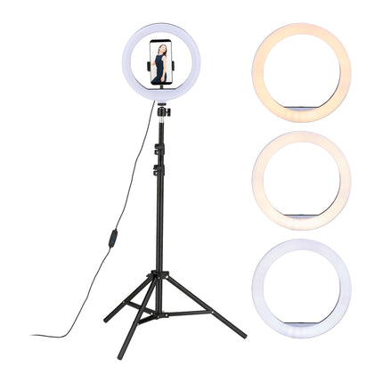 LED kruhové světlo se stativem