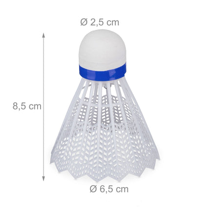 LED badmintonové košíčky, sada 12 ks