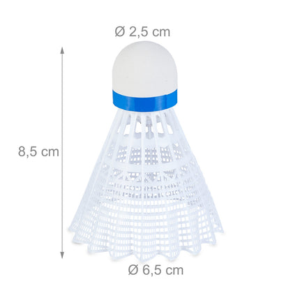 LED badmintonové košíčky, sada 12 ks