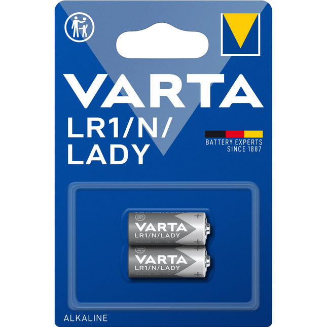 Alkalická baterie LR1 / N / LADY 1.5V, 2 ks