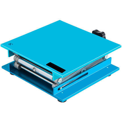 Lab Jack Stand, 8 x 8 in Aluminum, 40 kg Capacity