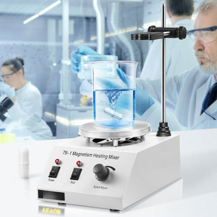 Laboratory Magnetic Stirrer Hot Plate, 1L 0–1600 RPM
