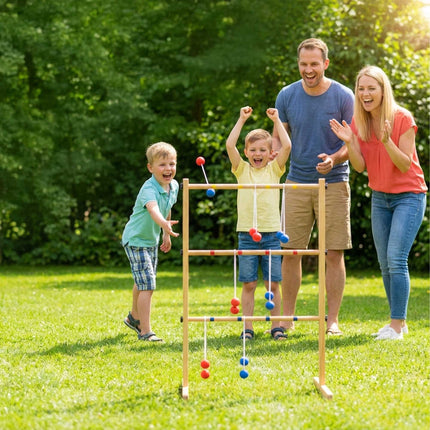 Hra Ladder golf s rámem z borovicového dřeva