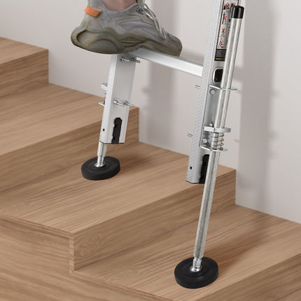 Ladder Leveler, 20-Inch Steel, 550 lb Adjustable Stabilizer