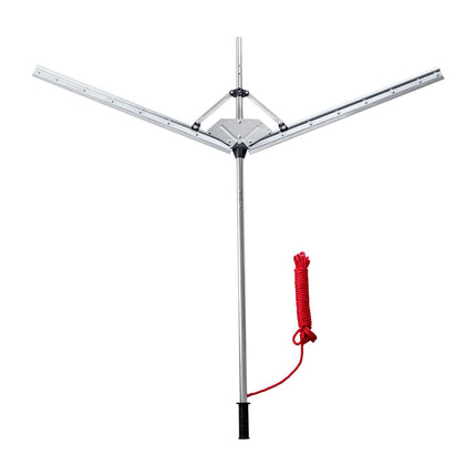 Lake Weed Cutter Rake, Adjustable 46–62 In, 30 Ft Rope