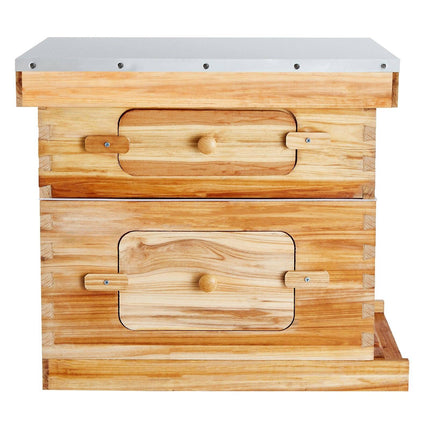 Langstroth Beehive Kit, 20-Frame, Deep and Medium Box