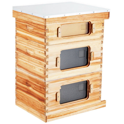 Langstroth Beehive Kit, 30-Frame, 2 Deep 1 Medium