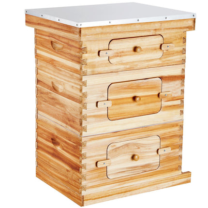 Langstroth Beehive Kit, 30-Frame, 2 Deep 1 Medium