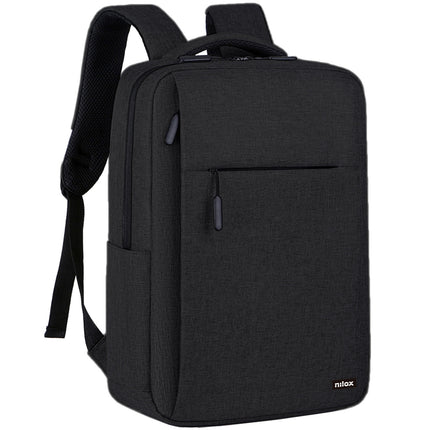 Batoh na notebook 15.6" černý, odolný vůči vodě, polyester
