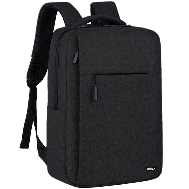 Batoh na notebook 15.6" černý, odolný vůči vodě, polyester