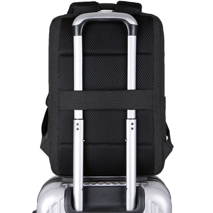 Batoh na notebook 15.6" černý, odolný vůči vodě, polyester