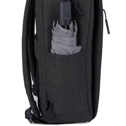 Batoh na notebook 15.6" černý, odolný vůči vodě, polyester