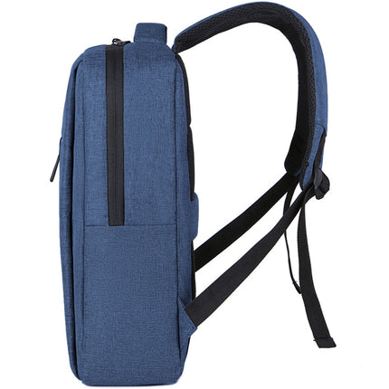 Batoh na notebook 15.6" – modrý, odolný vůči vodě, polyester