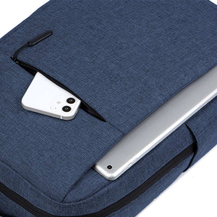 Batoh na notebook 15.6" – modrý, odolný vůči vodě, polyester