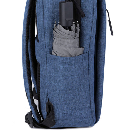 Batoh na notebook 15.6" – modrý, odolný vůči vodě, polyester