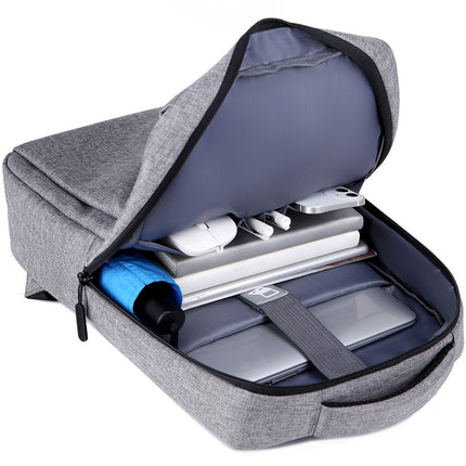 Batoh na notebook 15.6" šedý, odolný vůči vodě, polyester