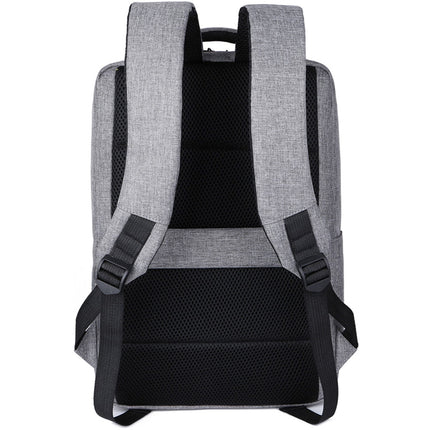 Batoh na notebook 15.6" šedý, odolný vůči vodě, polyester