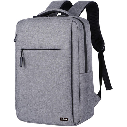 Batoh na notebook 15.6" šedý, odolný vůči vodě, polyester