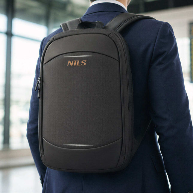 Laptoprugzak, 19 liter, uitbreidbaar, met antidiefstalvak
