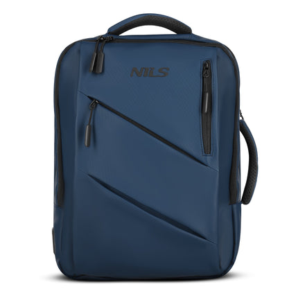 Batoh na notebook, modrý, nabíjecí port USB-C, 15L