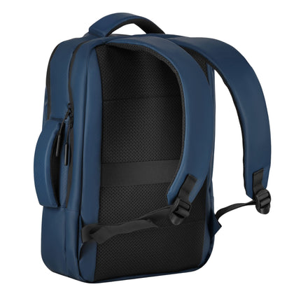 Batoh na notebook, modrý, nabíjecí port USB-C, 15L