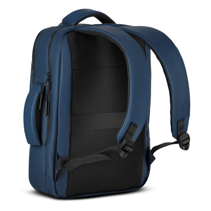 Batoh na notebook, modrý, nabíjecí port USB-C, 15L