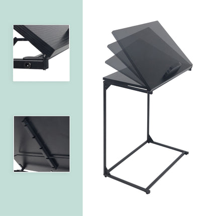 Odkládací stolek na notebook – naklápěcí, tvar C, protiskluzový