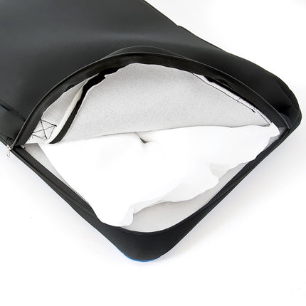 Polštář pod notebook modrý s opěrkou zápěstí