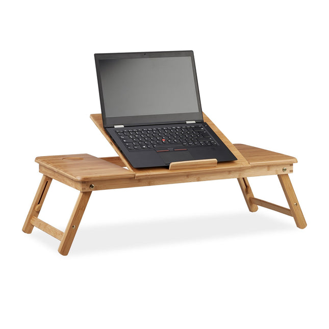 Stolek na notebook z bambusu XL